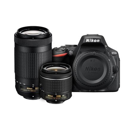 Nikon D5500 Dslr With 18 55mm Vr Lens And 70 300mm Ed Lens Black 13530