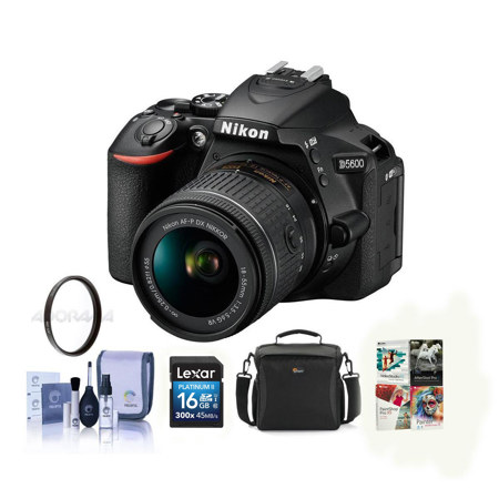 Nikon D5600 Dslr Camera With Af P Dx Nikkor 18 55mm Lens Black W Free Acc Bundle 1576 Ka