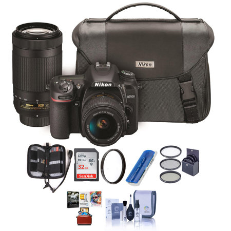Nikon D7500 Dslr W Af P Dx Nikkor 18 55mm Vr 70 300 Ed Vr Lenses W Acc Bundle Am Nikon D7500 Dslr W Af P Dx Nikkor 18 55mm Vr 70 300 Ed Vr Lenses W Acc Bundle Am