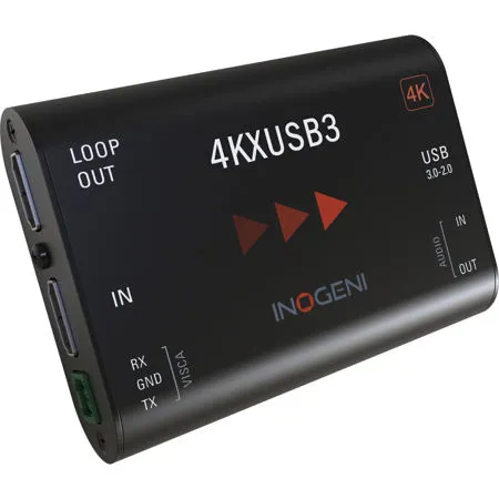 INOGENI 4KXUSB3 4K Ultra HDMI to USB 3.0 Video Capture Card