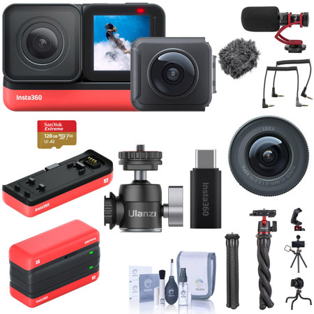 Insta360 One R Twin Edition With 4k And Dual Lens 360 Module With Vlogging Kit G
