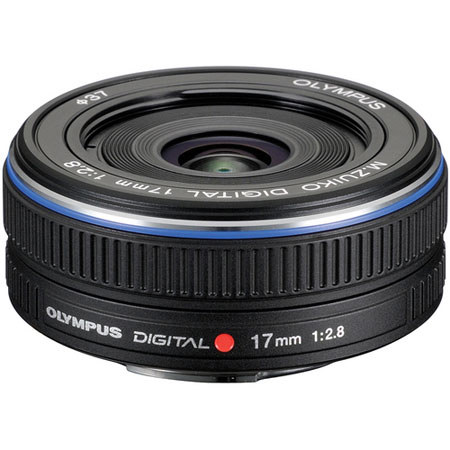 Olympus M. Zuiko Digital 17mm f/2.8 Lens - Black f/Micro 4/3