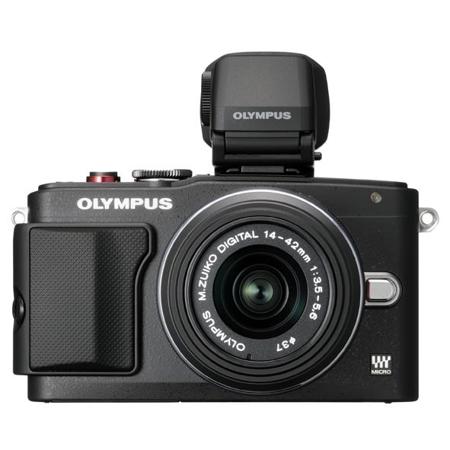 Olympus Pen E Pl6 Mirrorless Micro Four Thirds Digital Camera Black V5051bu000