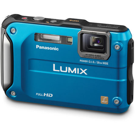 Panasonic Lumix DMC-TS3 Digital Camera Blue Bundle