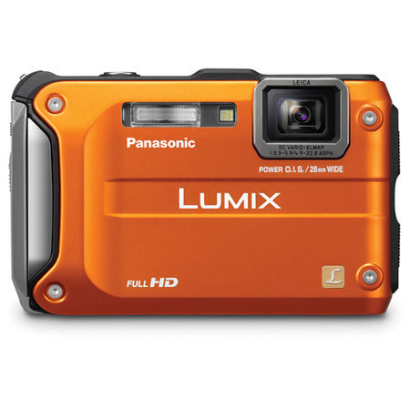 Panasonic Lumix DMC-TS3 Digital Camera Orange Bundle
