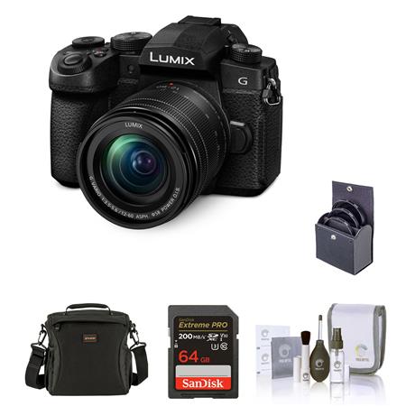 exegese Exclusief Lift Panasonic Lumix G95 Mirrorless Camera with 12-60mm Lens with Accessories  Kit DC-G95DMK AK