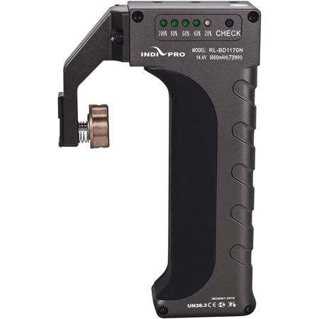 IndiPRO Universal Power Grip for Sony NP-FW50 Type Devices, Gray IPGRIP50G