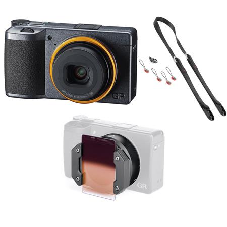 Ricoh GR III Street Edition Digital Camera with NiSi Filter Master Kit,  Strap