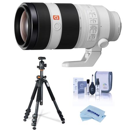 Sony Fe 100 400mm F 4 5 5 6 Gm Oss E Mount Lens With Vanguard 264ab 100 Tripod Selgm T