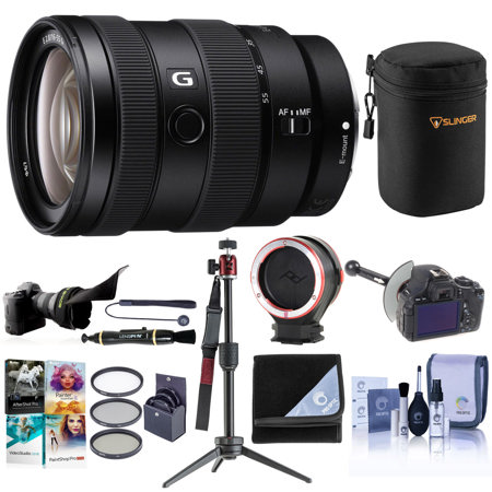 Sony E 16 55mm F 2 8 G Lens With Premium Accessory Bundle Sel1655g B