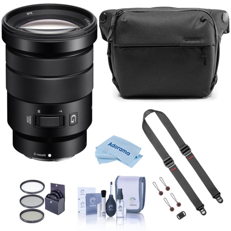 Sony E Pz 18 105mm F4 0 G Oss E Mount Lens Bundle With Bag Strap Accessories Selpg P Sony E Pz 18 105mm F4 0 G Oss E Mount Lens Bundle With Bag Strap Accessories Selpg P
