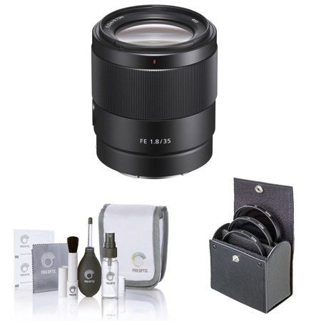 Sony FE 35mm f/1.8 Lens for Sony E with Accessories Kit SEL35F18F AK