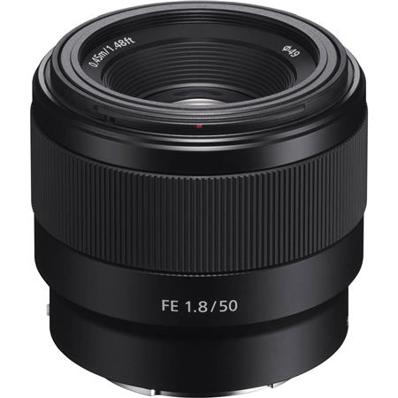 Sony FE 50mm F/1.8 Lens for E-Mount Cameras