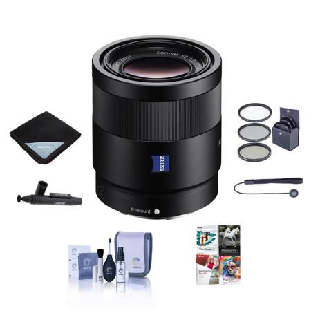 Sony Sonnar T Fe 55mm F1 8 Za E Mount Lens W Accessory Bundle Sel55f18z Nk Sony Sonnar T Fe 55mm F1 8 Za E Mount Lens W Accessory Bundle Sel55f18z Nk