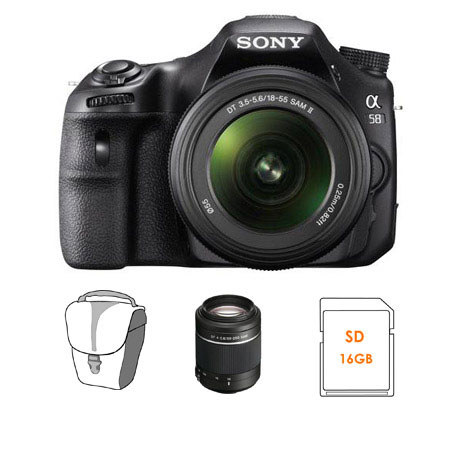 Sony Slt A58 Camera W 18 55 Lens Bundle W Sony 55 0mm Lens 16gb Card Case Slt A58k L2 Sony Slt A58 Camera W 18 55 Lens Bundle W Sony 55 0mm Lens 16gb Card Case Slt A58k L2