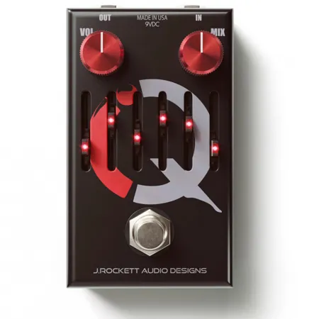 J Rockett IQ Compressor Pedal with 6 Band Graphic EQ IQ EQ/COMPRESSOR