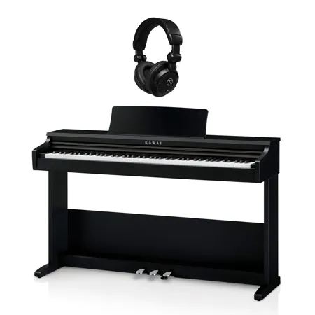 Kawai KDP75 88-Key Digital Piano with Bench, Black, w/TAPH100