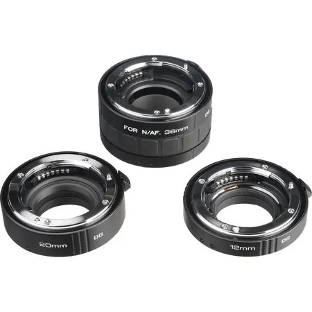 Kenko AEXTUBEDGN DG Auto Extension Tube Set Nikon (12, 20 & 36mm