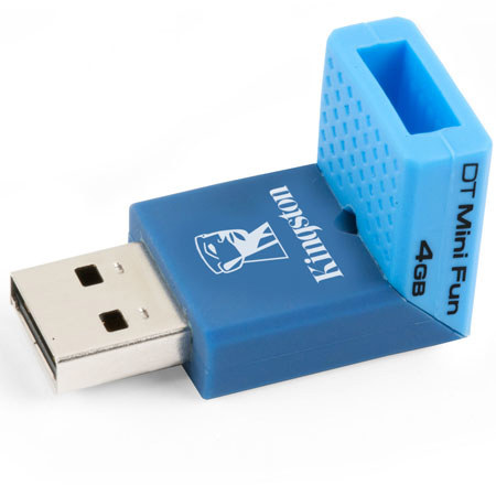 Kingston Technology DataTraveler MiniFun 4GB Drive,Blue