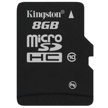 Kingston 8GB Class 10 SDHC Memory Card