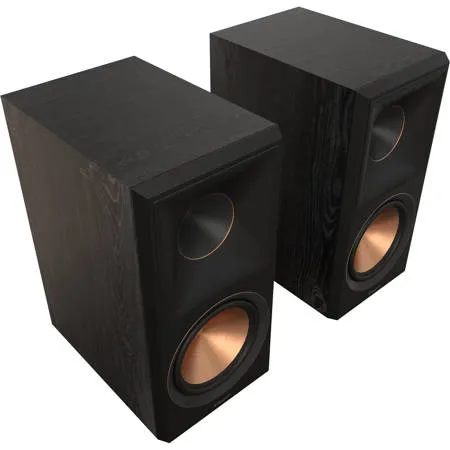 Klipsch Reference Premiere RP-600M II 400W 2-Way Bookshelf Speakers,  Pair Ebony