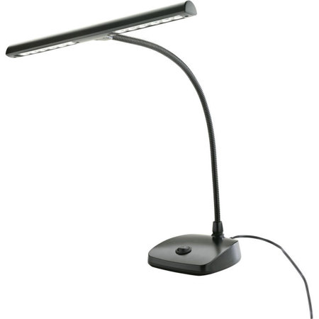 K&M 12297 12 Gooseneck LED Piano Lamp - Black 12297-090-55 ...