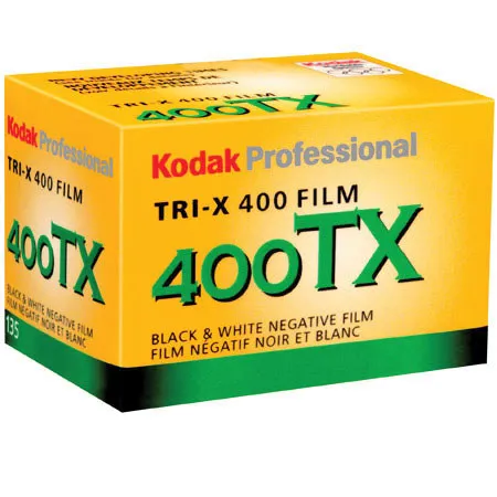 Kodak Tri-X Pan 400, Black & White Negative Film 35mm Size, 36