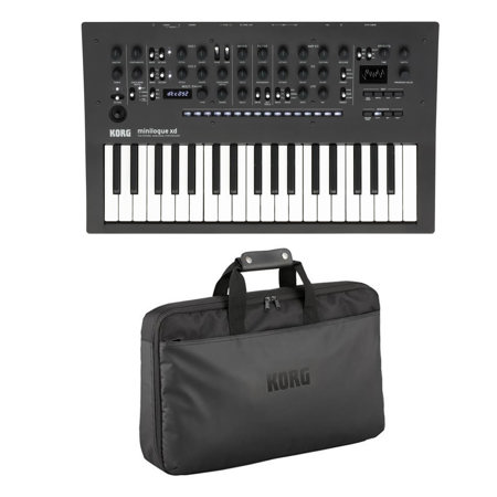Korg Minilogue Xd Polyphonic Analog Synthesizer With Korg Custom Case Miniloguexd A