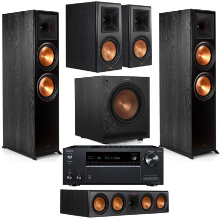 Klipsch  Reference Premiere 5.1 Channel Home Theater System, Ebony with Receiver