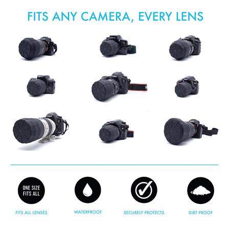 Magicalworld Lens Cap Silicone Lens SLR Camera Dustproof Waterproof Lens Cap Universal