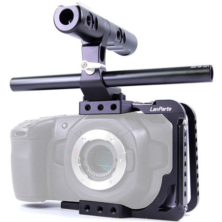 Lanparte Half Cage for Blackmagic Pocket Cinema Camera 4K BMPCC4K-HC