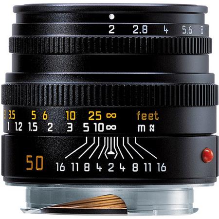 Leica 50mm f/2 Summicron-M Lens for M System, Black