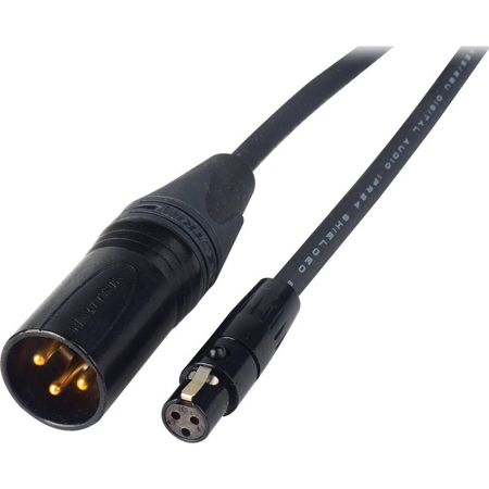 Laird Digital Cinema TA3F 3-Pin Female Mini-XLR to 3-Pin XLR Male Cable (2 Pack, 1