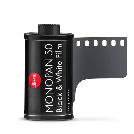 Leica Monopan 50 35mm Black and White Film, ASA 50