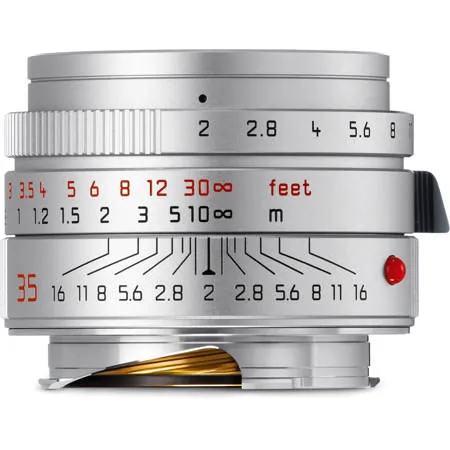 Leica 35mm f/2.0 Summicron-M Aspherical Lens, Silver 11674 - Adorama