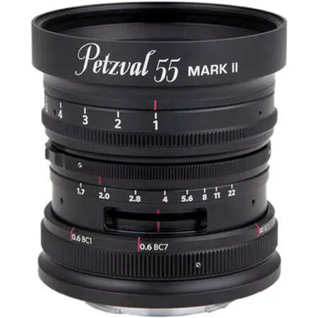 Lomography New Petzval 55mm f/1.7 MKII Art Lens for Sony E, Black