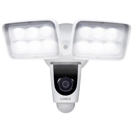 Lorex V261LCD-E 2MP 1080p 2-Way Audio Wi-Fi Floodlight Camera, Open Box