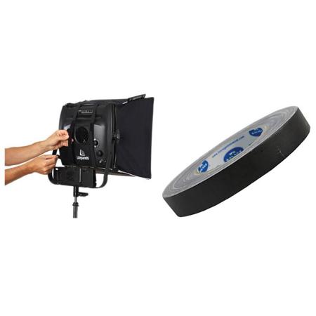 with Savage 1 x55yds Gaffer Tape Litepanels Snapbag Softbox for Astra 1x1