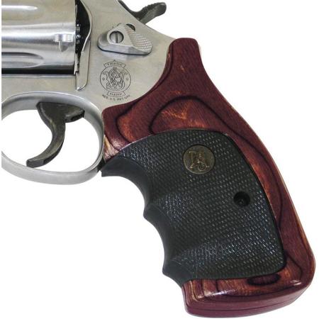 Lyman Pachmayr American Legend Grip For S W J Frame Round Butt Rosewood 00455