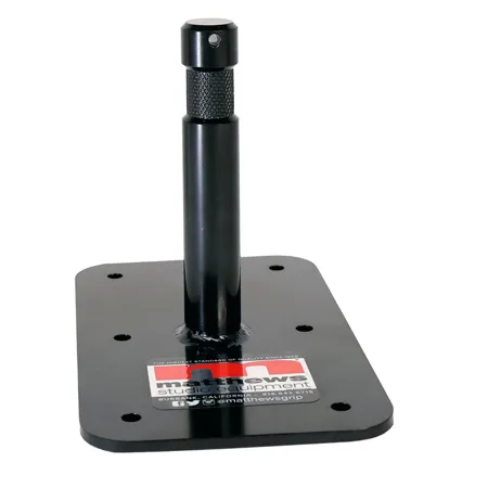 Matthews 3" Baby Plate, Black Hyper-Chrome
