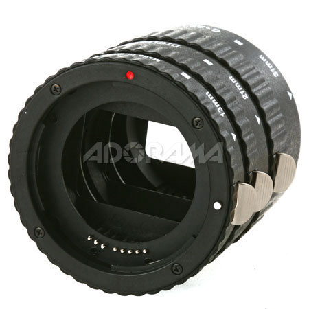 Pro Optic Budget Auto Extension Tube Set for Canon EOS SLR Cameras
