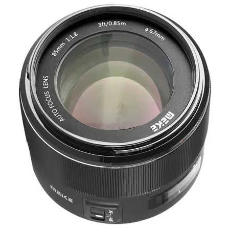 Meike 85mm f/1.8 Lens for Nikon F, Black 20280002 - Adorama