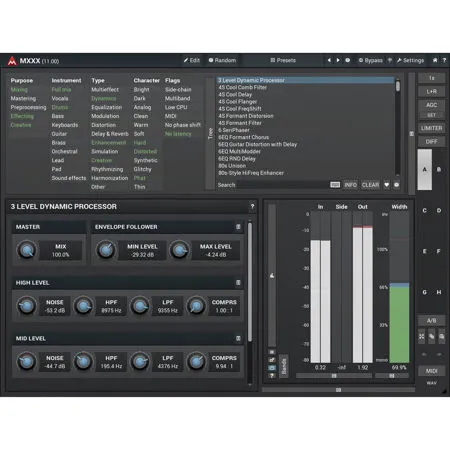 MeldaProduction MXXX Modular, Multiband and Multi-Effects Plug-In, Download