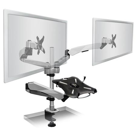 Mount It Mi 75826 Dual Arm Articulating Computer Monitor Desk