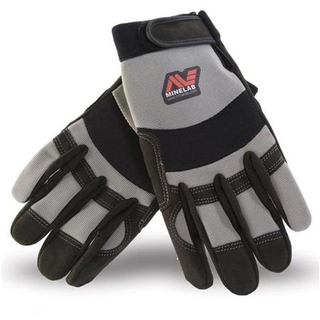 Minelab Digging Gloves Protect Your Hands Universal Fit Gray Black #99990058 for sale online 