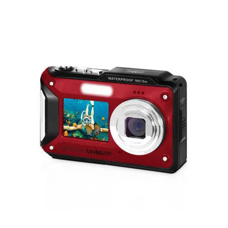 Minolta MN60WP 48MP 4K Ultra HD Wi-Fi Dual LCD Screen Waterproof