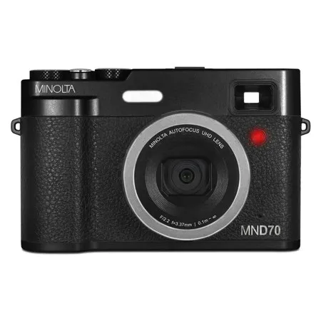Minolta MND70 Retro 48MP Wi-Fi 5K UHD Dual Lens Digital Camera w/o Memory Card