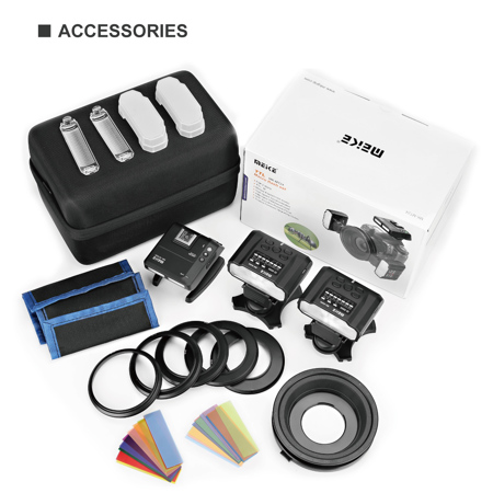 Meike  MK-MT24 II TTL Macro Ring Flash for Nikon with Transceiver 