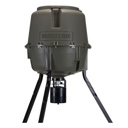 Moultrie 30 Gallon Pro Lock Tripod Deer Feeder With Quick Lock