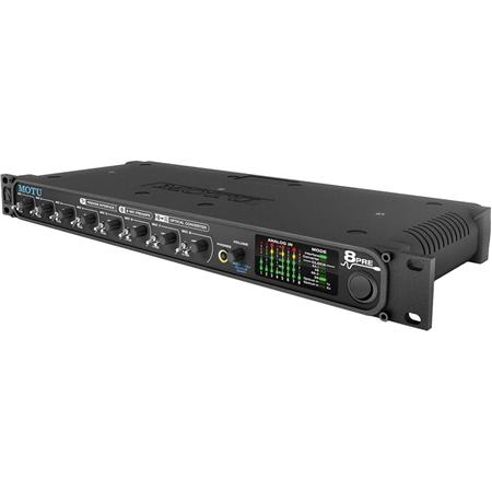 MOTU 8pre 16x12 USB 2.0 Audio Interface with Mic Inputs & Optical Expansion 8510